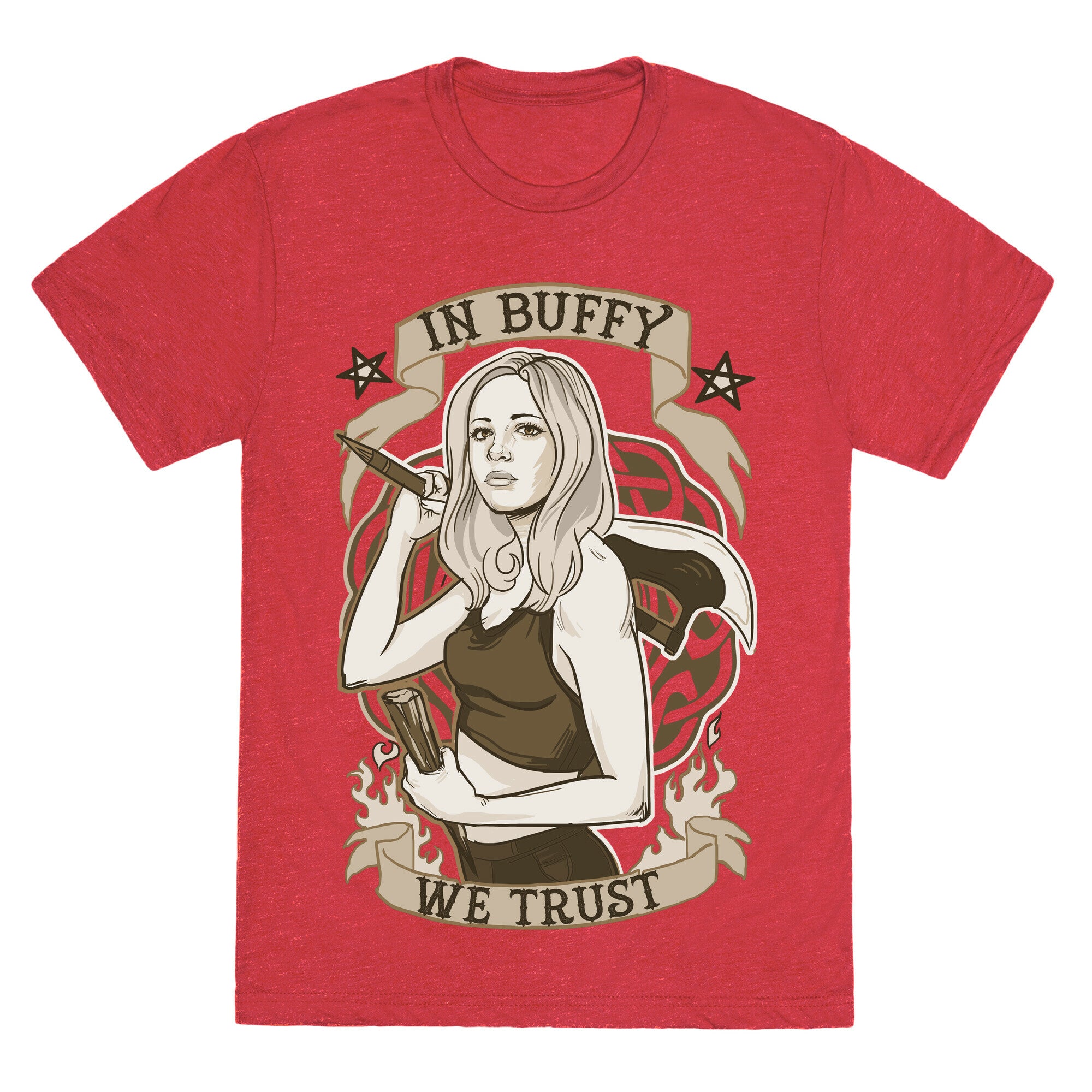 In Buffy We Trust Unisex Triblend Tee